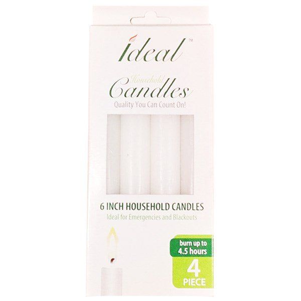 36 pieces of Ideal Taper Candles 6in 4PK