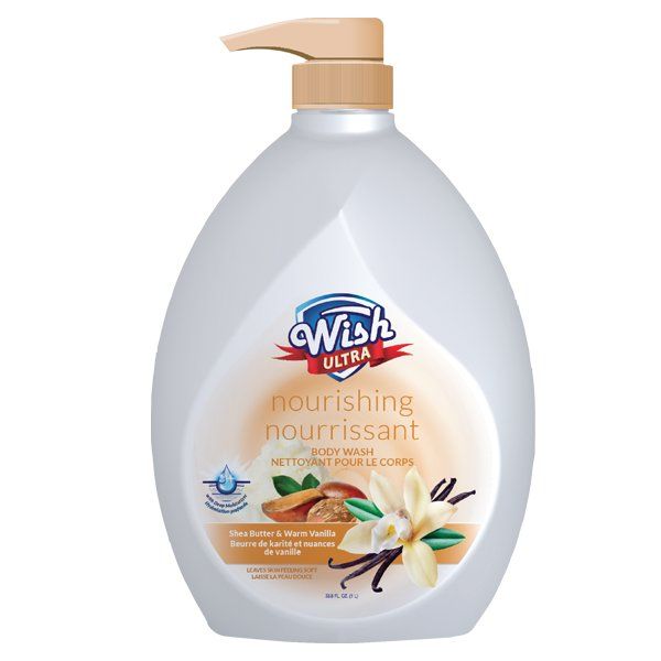 8 pieces of Wish Ultra Body Wash 33.8oz Shea Butter Vanilla
