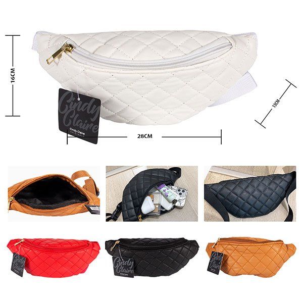 48 pieces of CC Fanny Pack Puff Leather