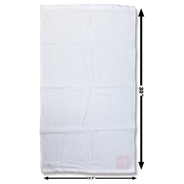 108 pieces of Hand Towel 16in x 30in in. White 1PK