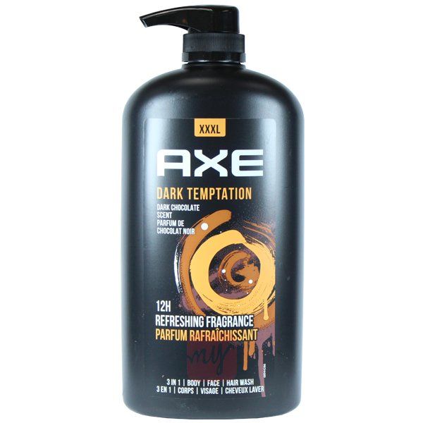 12 pieces of Axe Body Wash Pump (1L) 33.8oz Dark Temptation