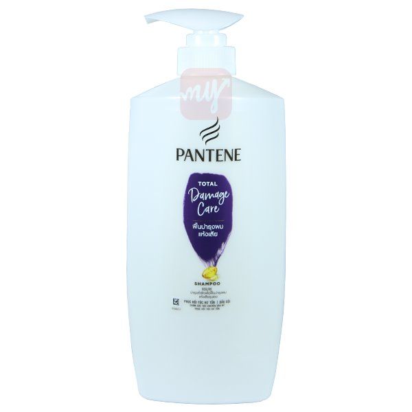 6 pieces of Pantene Shampoo 900ml 30.4floz Pump Total Damage Care