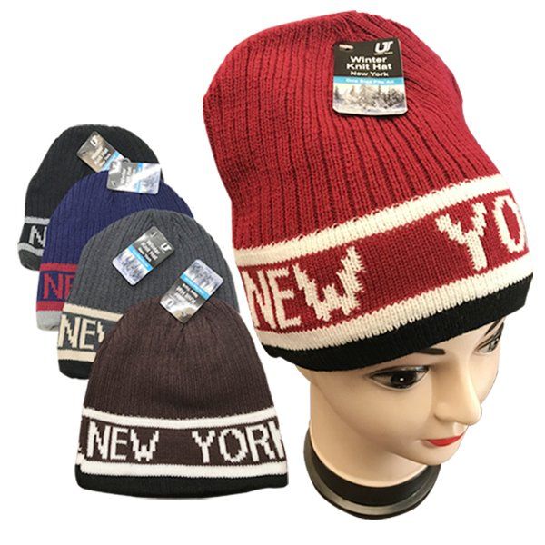 72 pieces of Winter Hat With New York Logo