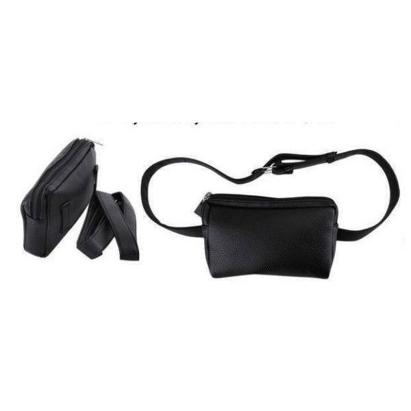 48 pieces of CC Fanny Pack Leather Black Rect