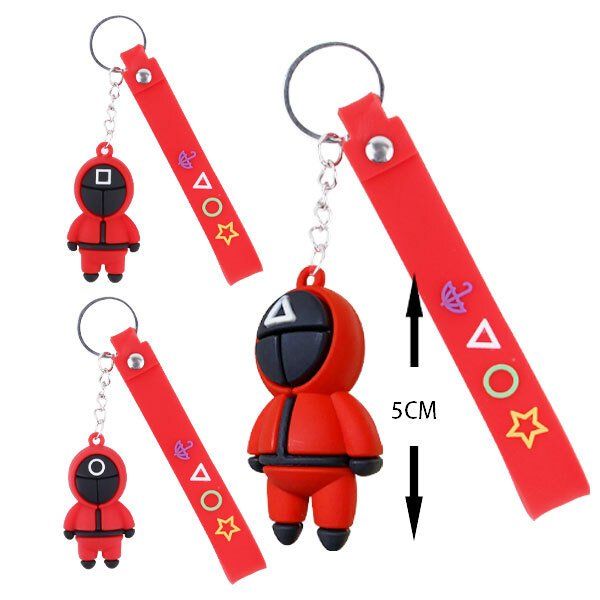 1200 pieces of SG 3D 5cm Keychain with cuff Symbols