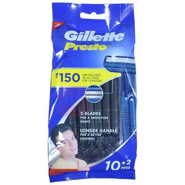 50 pieces of Gillette Razor Presto 12PK