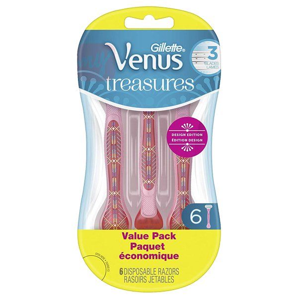 6 pieces of Gillette Venus Treasures 6PK