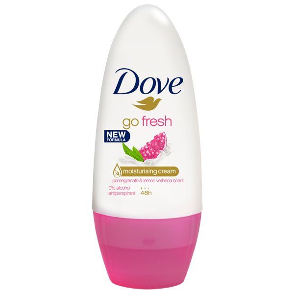 24 pieces of Dove Deo Roll-On 40ml Pomegranate Lemon Verbena