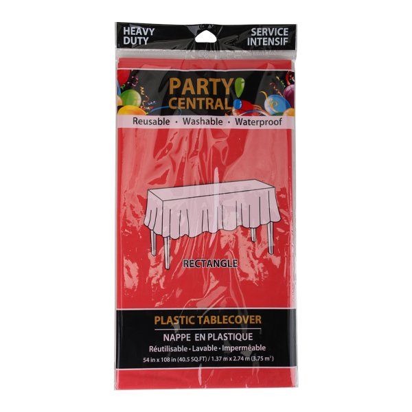 24 pieces of Table Cover Rectangular 54*108In Red