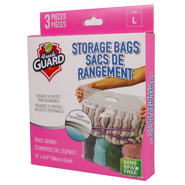 24 pieces Fresh Guard Storage Bag Large 3PK - Food Storage