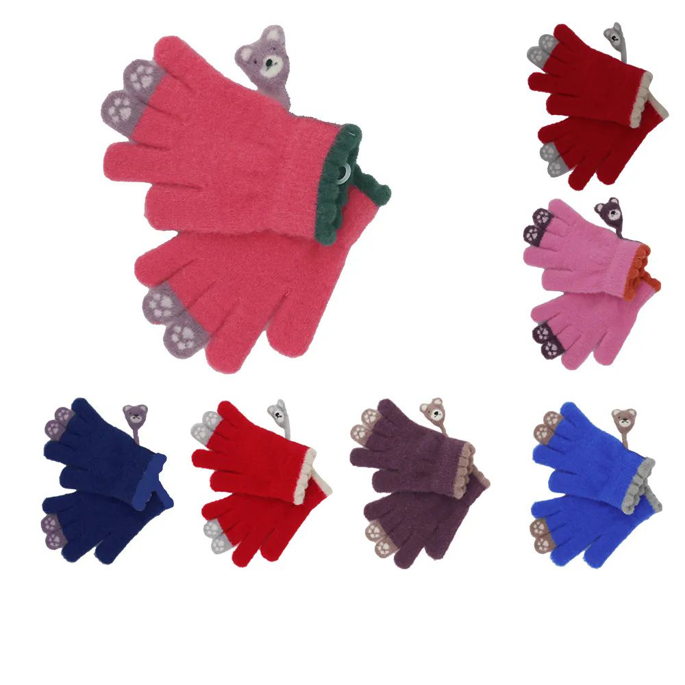 24 Pieces of Kids Unisex Winter Gloves