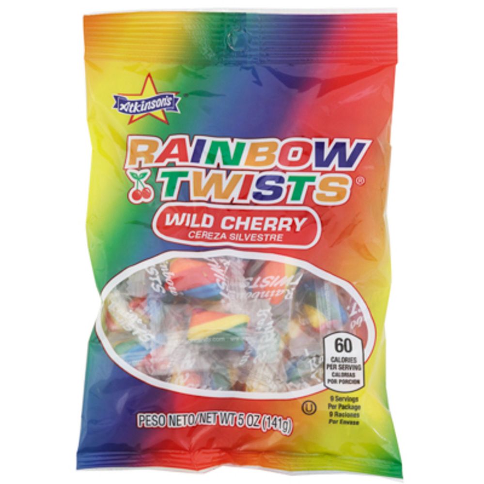 12 Wholesale Rainbow Twists 5 Oz Peg Bag - at - wholesalesockdeals.com
