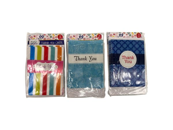 132 pieces of Perfect Party Solutions 8 Pack Thank You Cards And Envelopes I