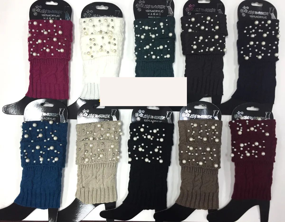 24 Pieces of Women Assorted Color Leg Warmers