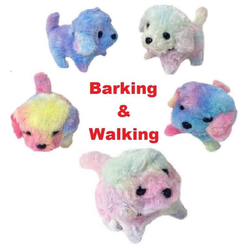24 Pieces of Barking And Walking Dog Tie - Dye