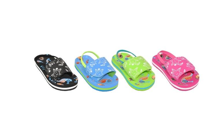 48 Pieces of Toddler Elastic Banded Sandal