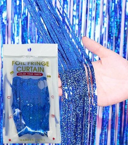 96 Pieces of Foil Fringe Curtain