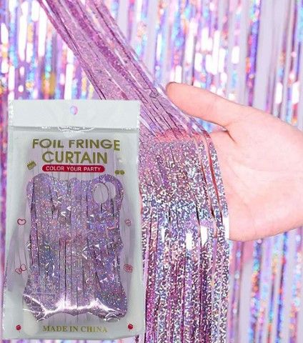 96 Pieces of Foil Fringe Curtain