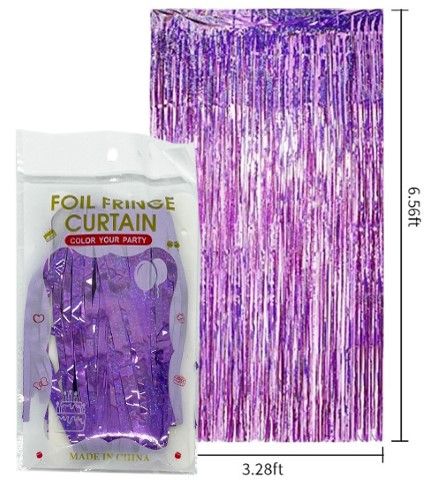 96 Pieces of Foil Fringe Curtain