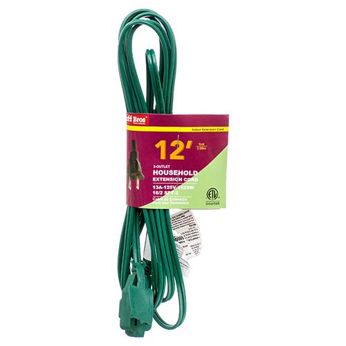 50 Pieces of 12ft Indoor Extension Cord