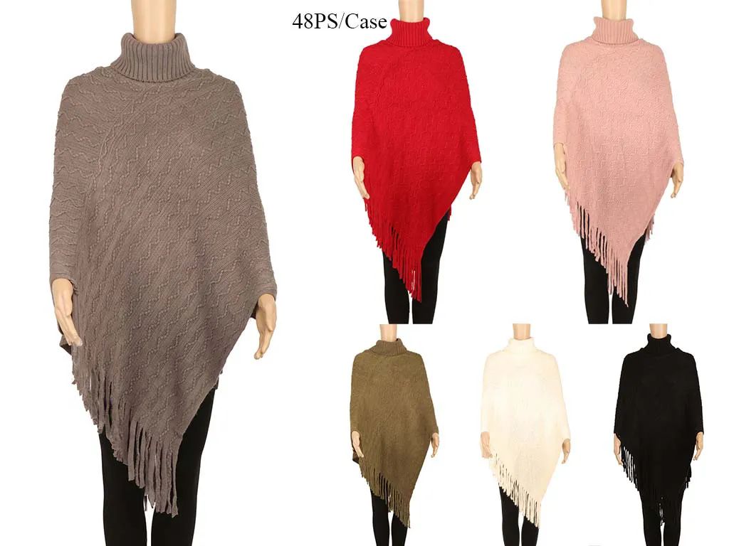 48 Pieces of Women's Poncho Scarf