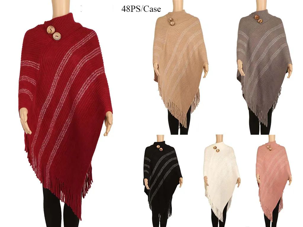 48 Pieces of Woman Poncho Scarf