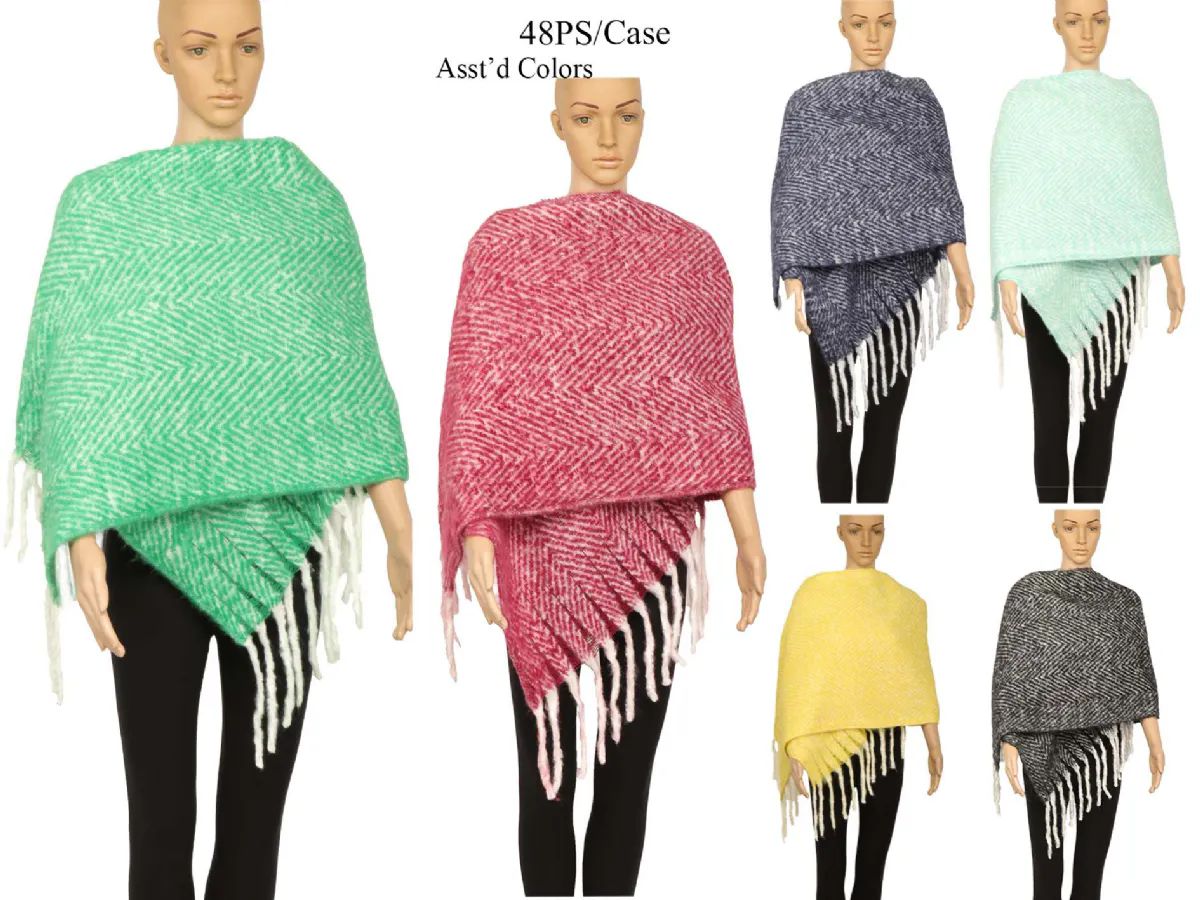 48 Pieces of Woman Scarf Poncho