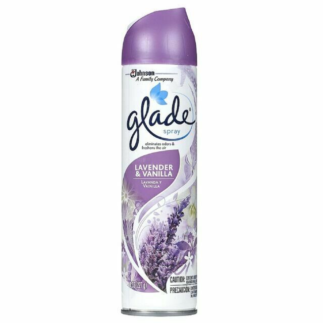 12 pieces of Glade Air Freshener Spray 8 Oz Tranquil Lavender & Aloe