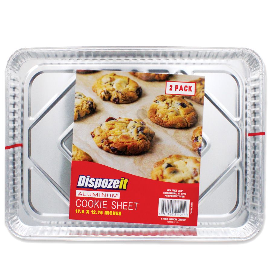 24 pieces of Dispozeit Foil Cookie Sheet 17.5 X 12.75 In 2 pk