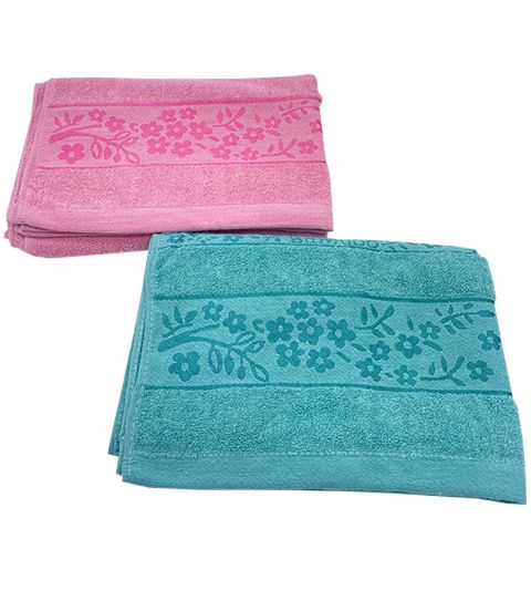 60 Pieces of Floral Bath Towel