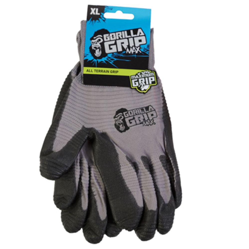 72 pieces of Gloves Max Grip All Purpose Xlarge Gorilla Grip