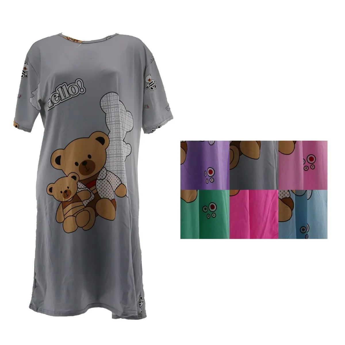 96 Pieces of Woman Bear Night Gown