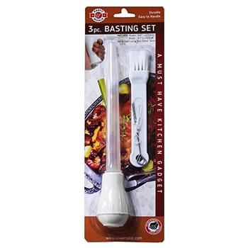 24 Pieces of 3 Piece Basting Brush Set