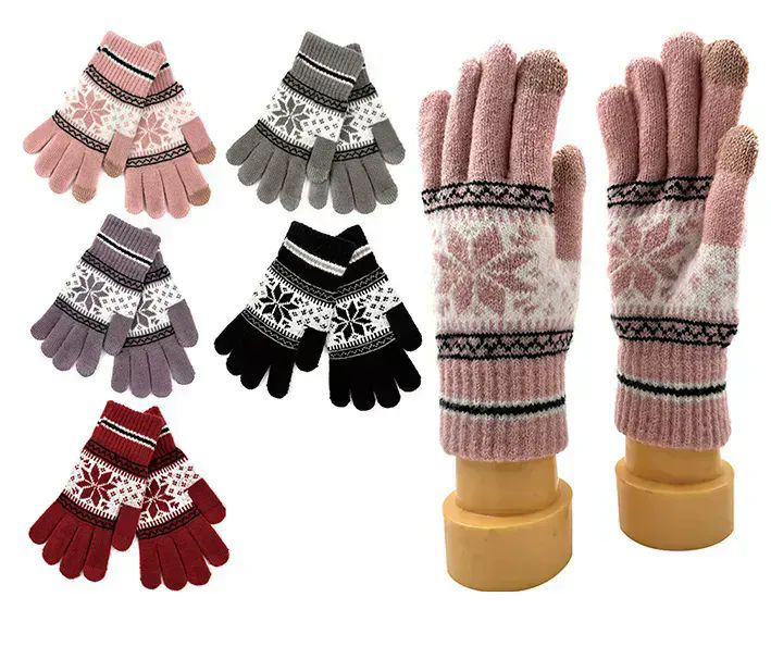 24 Pieces of Womens Winter Touchscreen Gloves