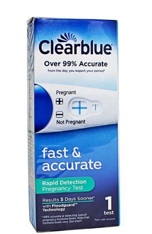 6 Pieces of Clearblue Rapid Detection Pregnancy Test