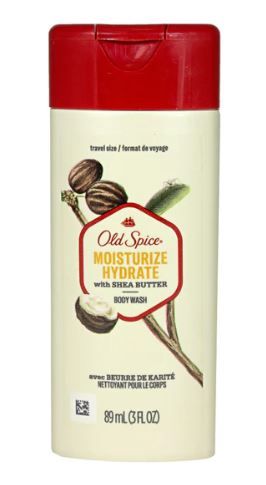 24 Pieces of Old Spice Men's Moisturize Body Wash With Shea Butter - 3 oz