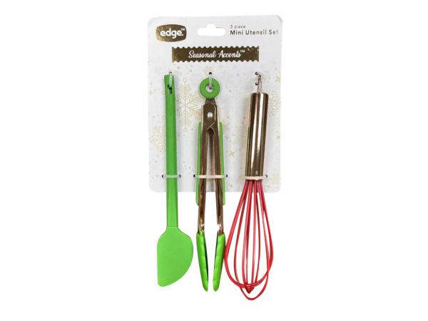 18 pieces of 3 Piece Holiday Themed Mini Kitchen Tool Set
