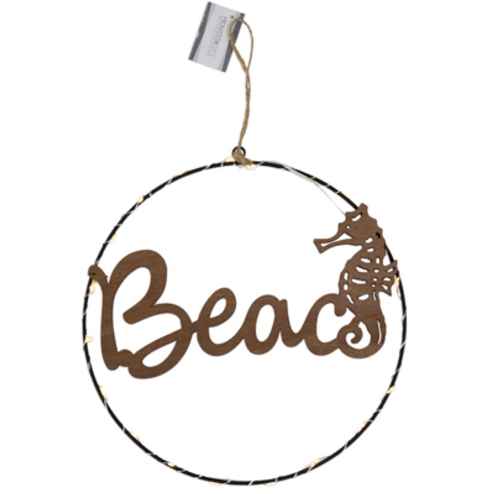 24 pieces Wall Sign Beach 9.45x9.45 Metal Wall Decor at