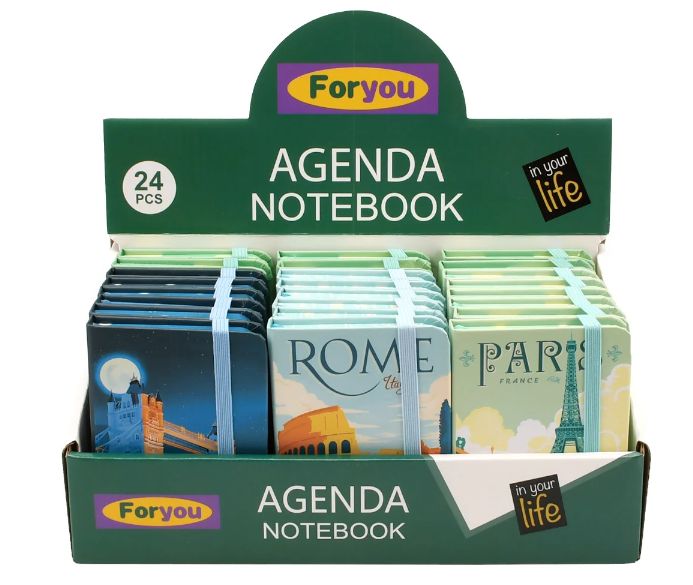 48 Pieces of " Rome And Paris" Agenda Notebook