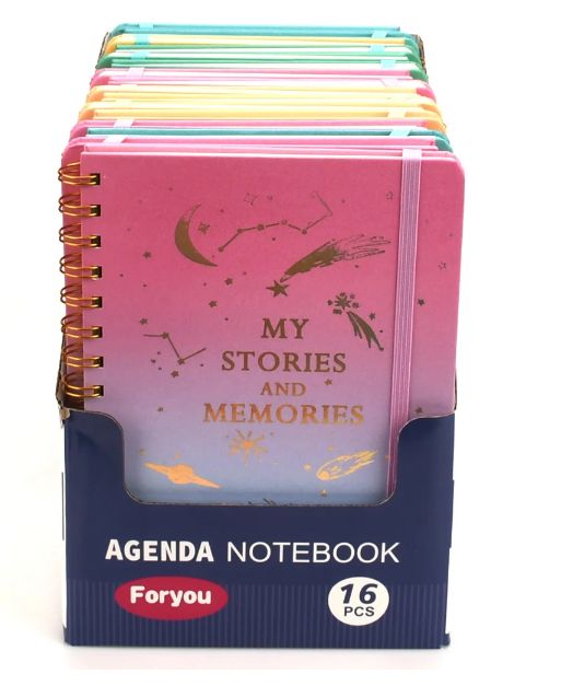 16 Pieces of " My Stories And Memories'" Agenda Notebook