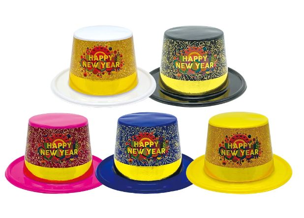 72 Pieces New Year Hat - New Years