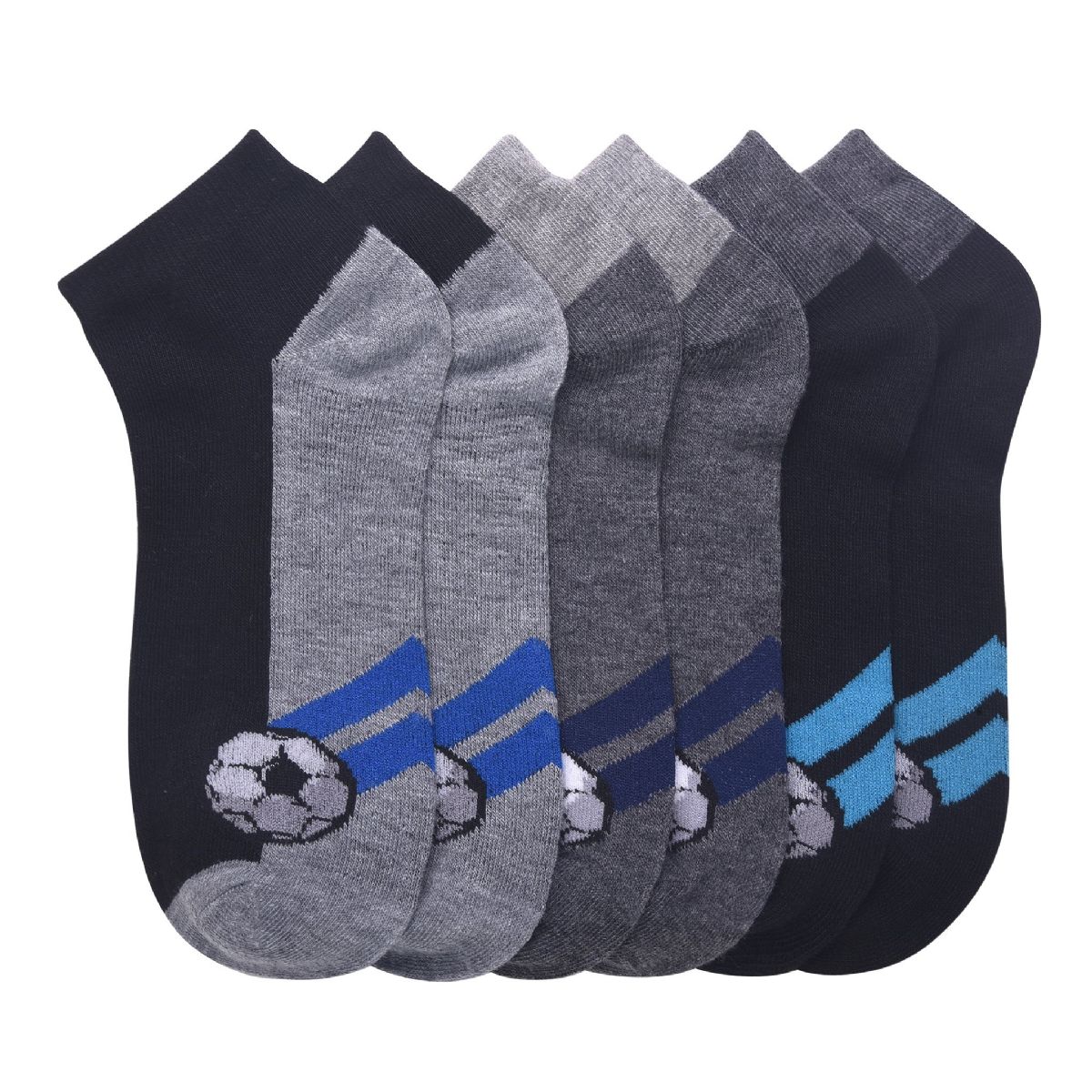432 Pieces Power Club Spandex Socks - Boys Ankle Sock