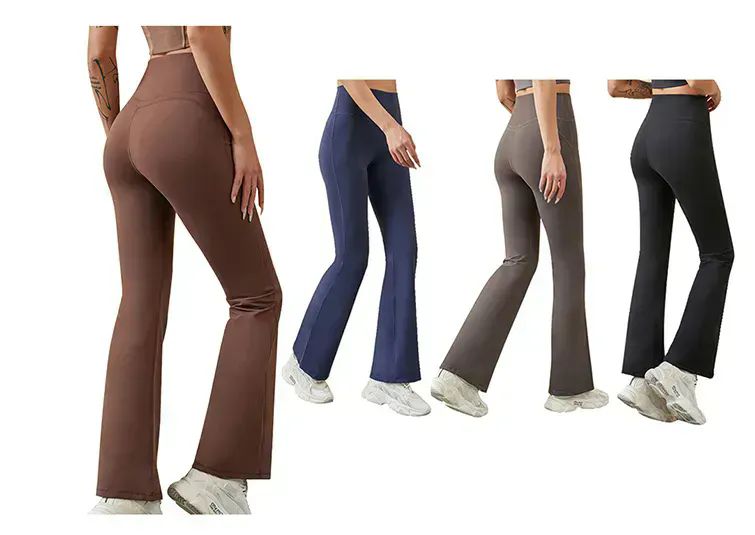 36 Pairs of Womens High Waist Flare Leg Assorted Yoga Pants