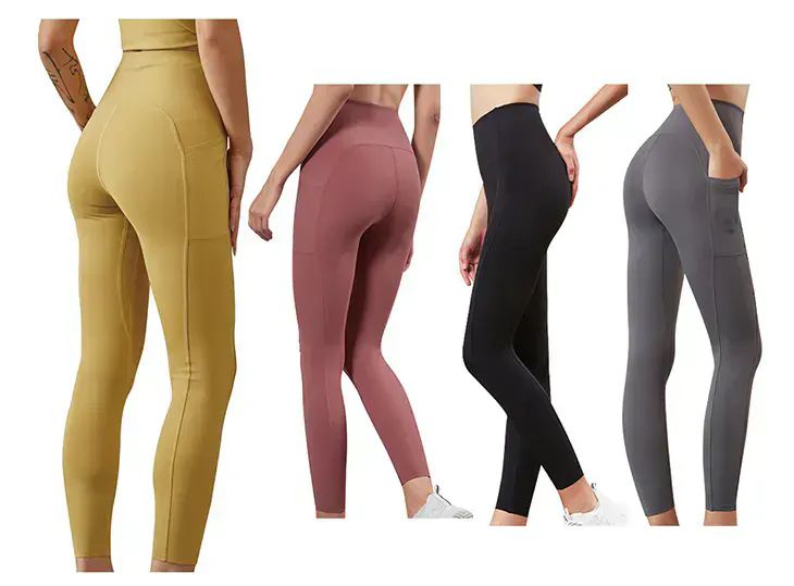 36 Pairs of Womens High Waist Assorted Yoga Pants With Pockets
