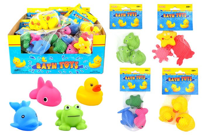 36 Wholesale Bath Toys (3 Pk) (assorted)