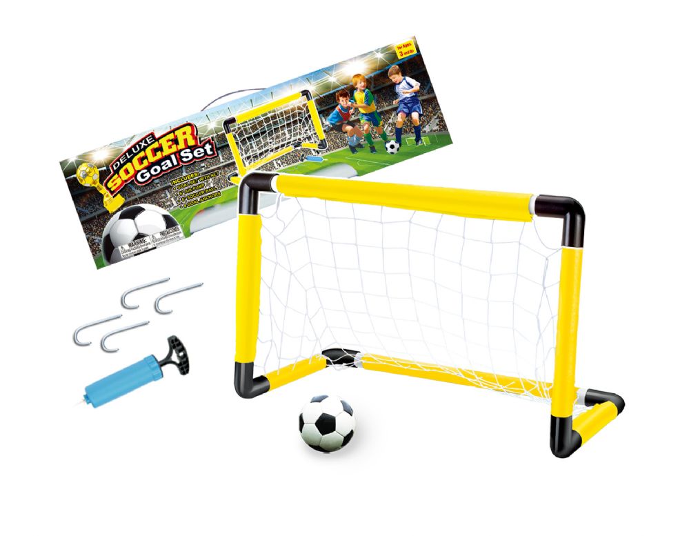 12 pieces 28" Soccer Goal Net, Ball & Accessories Play Set  - Balls