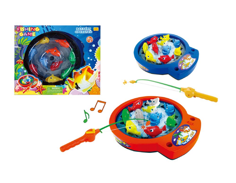 18 pieces 13" B/O Fishing Game 12 Pcs Play Set With Sound - Toy Sets