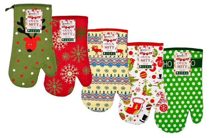 36 Pieces Christmas Oven Mitt (assorted) - Oven Mits & Pot Holders