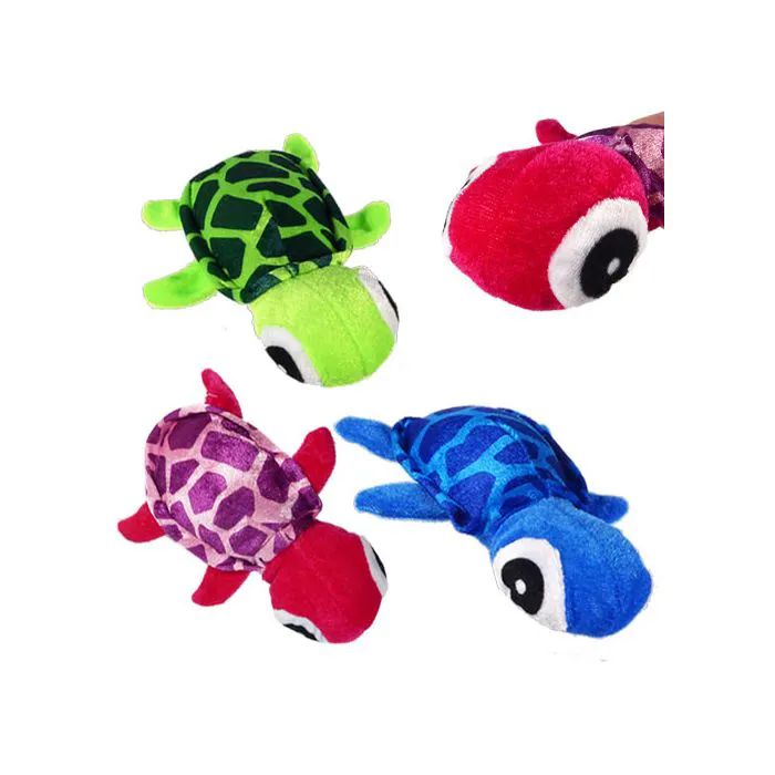 48 Pieces 6" Mini Plush Colorful Turtles - Plush Toys