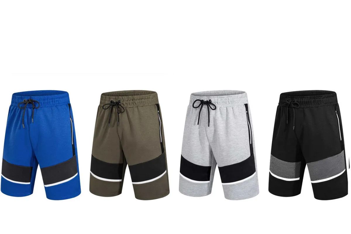 24 Wholesale Men's Cotton Active Shorts
